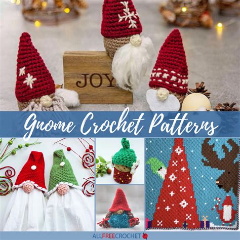 gnome crochet patterns allfreecrochetcom