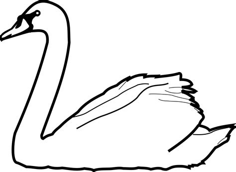 swan clip art black and white naked photo