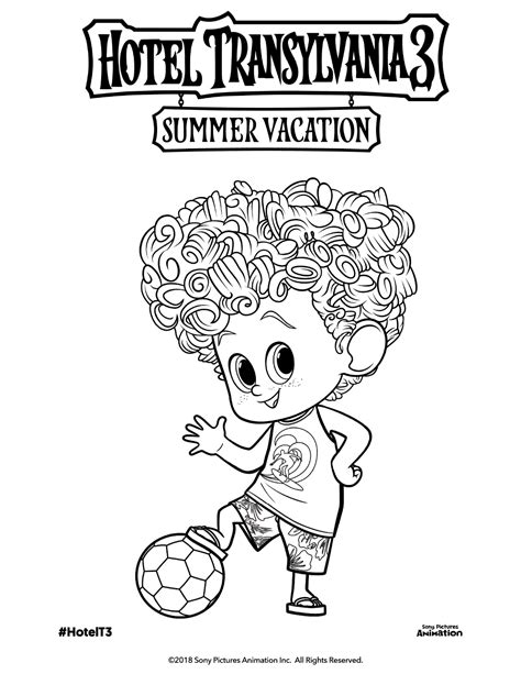 printable hotel transylvania  coloring pages