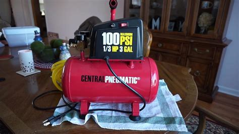 The Harbor Freight Central Pneumatic 49 99 Air Compressor