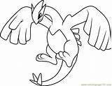 Lugia Colorir Legendario Pokémon Alola Imprimir Raichu Sombra Lendário Coloriage Dibujosonline Imprimer Shadow Teckningar sketch template