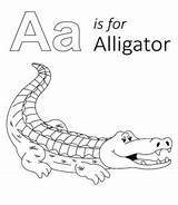 Coloring Alligator Letter Printable Kids Sheet Learning Alphabet Ant Apple Date sketch template