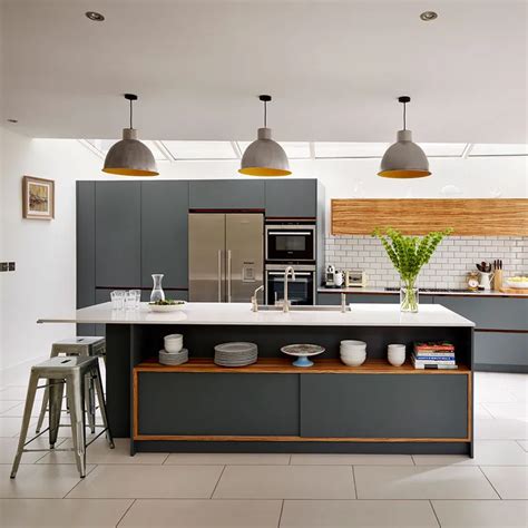 grey kitchen ideas  ways   grey  cabinets worktops  walls etsy home