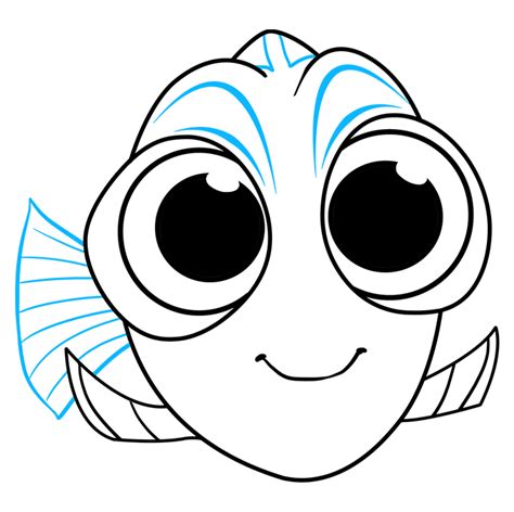 ideas  baby dory coloring page home family style