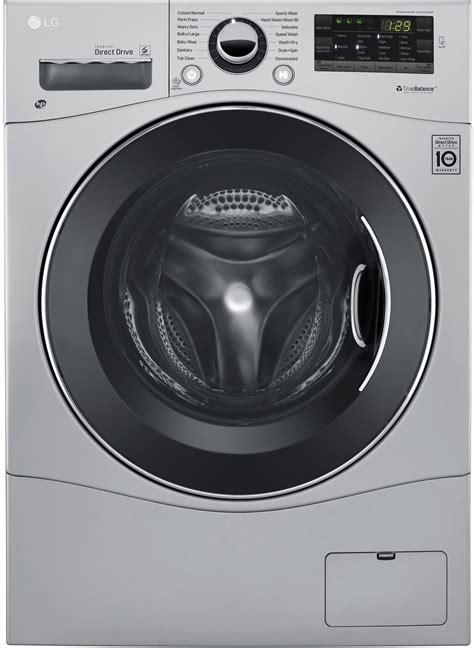 lg silver    washer  dryer combo wmhs