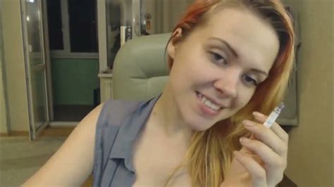 Camgirl Smoking 3 In A Row Youtube