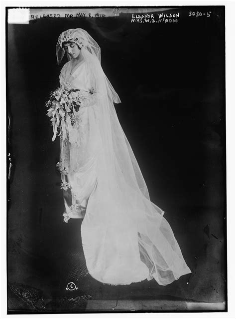 Eleanor Wilson Mrs W G Mcadoo [in Wedding Dress] L