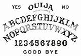 Ouija sketch template