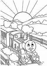 Train Coloring Cartoon Library sketch template