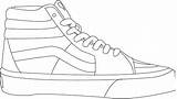Sk8 Shoe sketch template