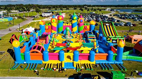 worlds biggest bounce house  coming   queen city