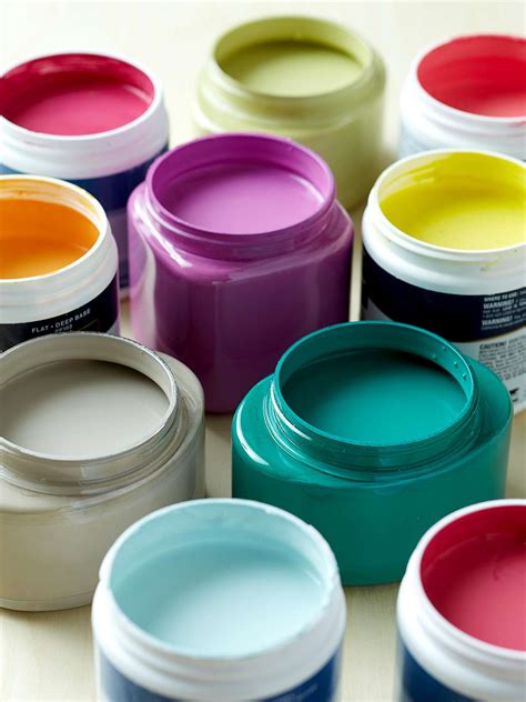 genius   leftover sample paint pots  homes gardens