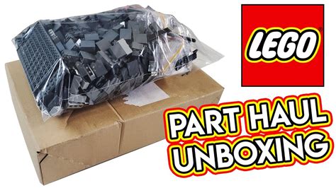 lego parts pieces haul unboxing youtube