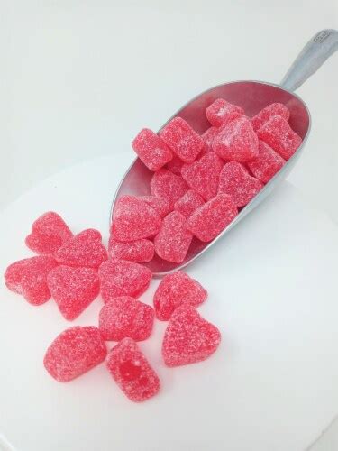 sour cherry jelly hearts valentines day candy valentine candy  pound