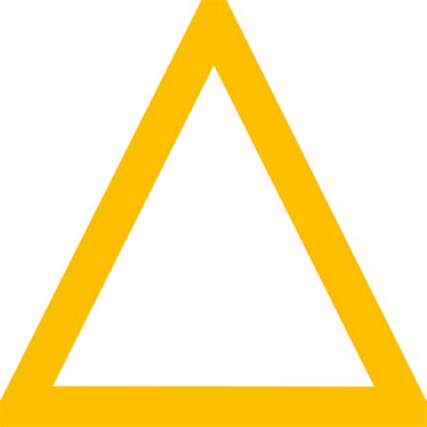 yellow triangle clip art  clkercom vector clip art  royalty  public domain