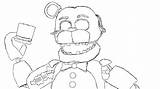 Freddy Coloring Fnaf Pages Golden Bonnie Toy Withered Drawing Chica Mangle Nightmare Foxy Aphmau Nights Five Fazbear Printable Color Drawings sketch template