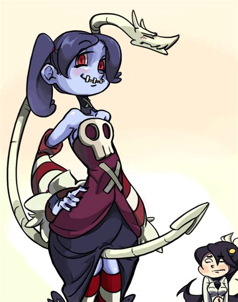 Filia Leviathan Samson And Squigly Skullgirls Drawn