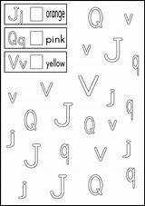 Worksheets Letter Recognition Preschool Alphabet Choose Board Color sketch template