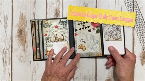 vectoria designs alice  wonderland mini album youtube