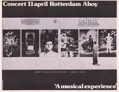 dutch  paper rotterdam gig advert  genesis archive