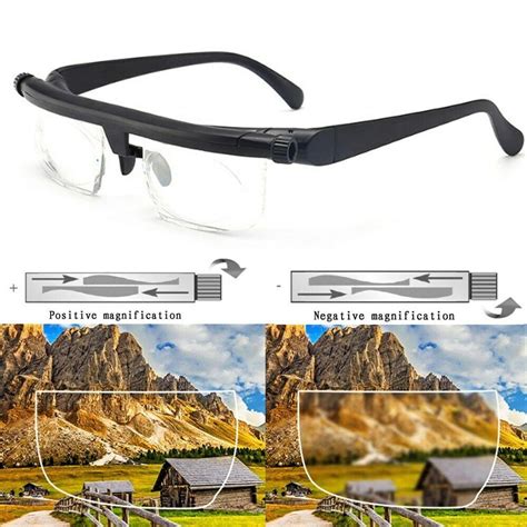 dial adjustable glasses variable focus  reading distance vision eyeglasses  walmartcom
