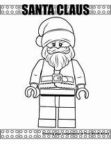 Lego Santa Coloring Claus Pages Christmas Da Colorare Disegni Natale Truenorthbricks sketch template
