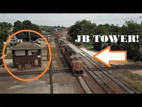 union pacific  jb tower drone video youtube train travel drone video union