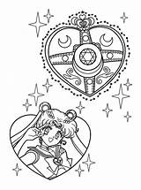 Sailor Moon Coloring Pages Luna Make Printable Color Comments Symbols Crystal Visit Book Kids sketch template