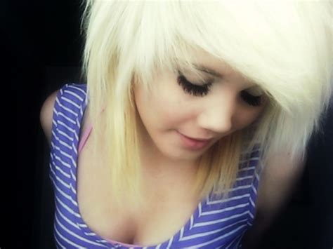 My Hair Is Emo Pretty Blonde