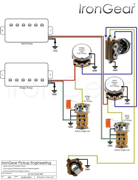 active humbucker wiring diagrams
