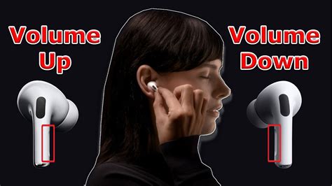 howto turn updown  volume  airpods pros physical click controls youtube