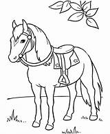 Coloring Pages Kids Horse Pony Printable Print Visit sketch template