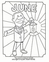 June Coloring Pages Printable Kids sketch template