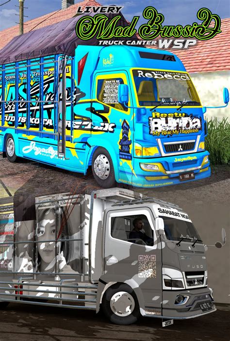 livery bussid truck canter wsp apk  android