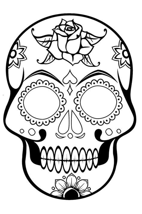 halloween coloring pages  kids skull coloring pages halloween