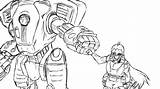 Scorch Titanfall Pilot Fist Bumping Rough Sketch Drawing Getdrawings Bump sketch template