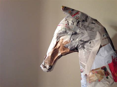 paper mache horse sculpture gift ideas creative spotting paper