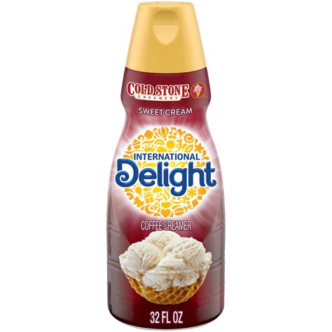 international delight cold stone creamery sweet cream coffee creamer  quart walmartcom