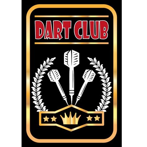 darts club retroborden