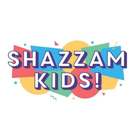 bright bold kids logo playful logo logo design  shazzam kids  collab  famous