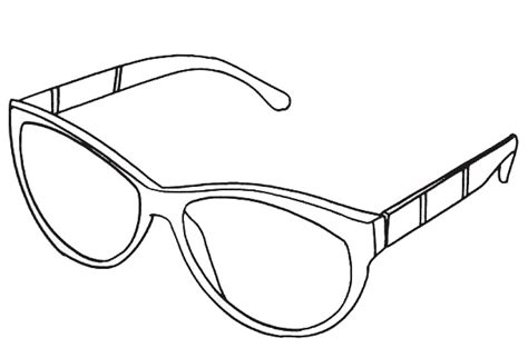 printable sunglasses hut coloring page