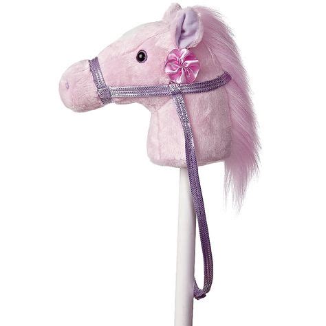 fantasy stick horse  pink stick pony stick horses pony
