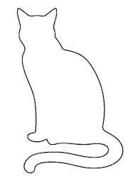 image result  outline  cat cat template cat printable templates