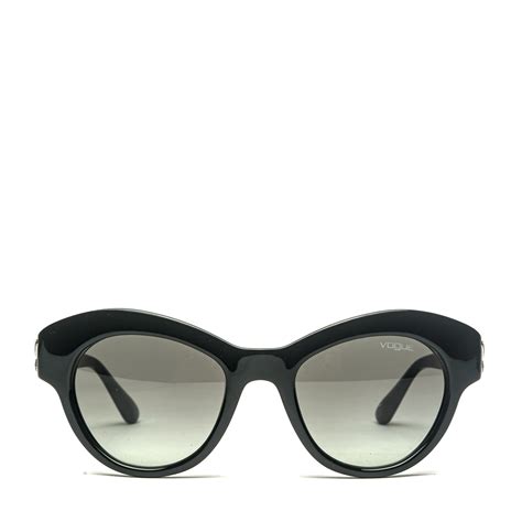 vogue black cat eye sunglasses vo 2872 s labelcentric