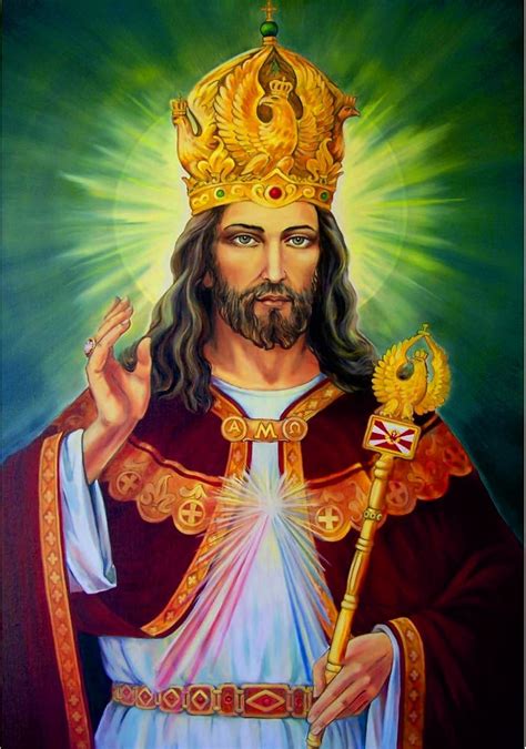 amazoncom jesus christ poster print  king portrait  picture image catholic christian