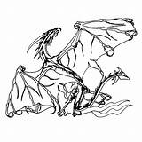 Draken Chinesischer Drache Skelet Ausmalbild Dino Draak Kleurplaten Enge Malvorlagen Q4 sketch template