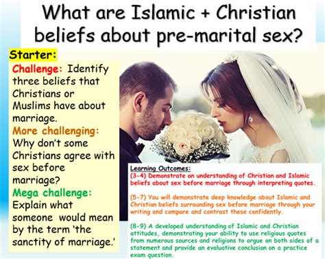 Relationships In Islam Christianity Pre Marital Sex Ec Publishing
