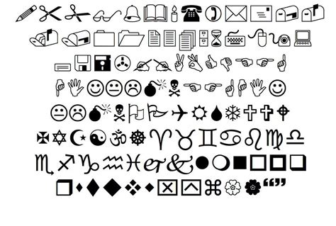 wer braucht eigentlich wingdings page