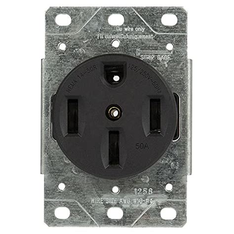 elcore aleftaf  amp nema   receptacle power outlet ul listed industrial grade black