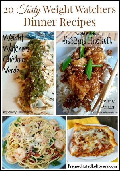 20 Weight Watchers Dinner Recipes Premeditated Leftovers